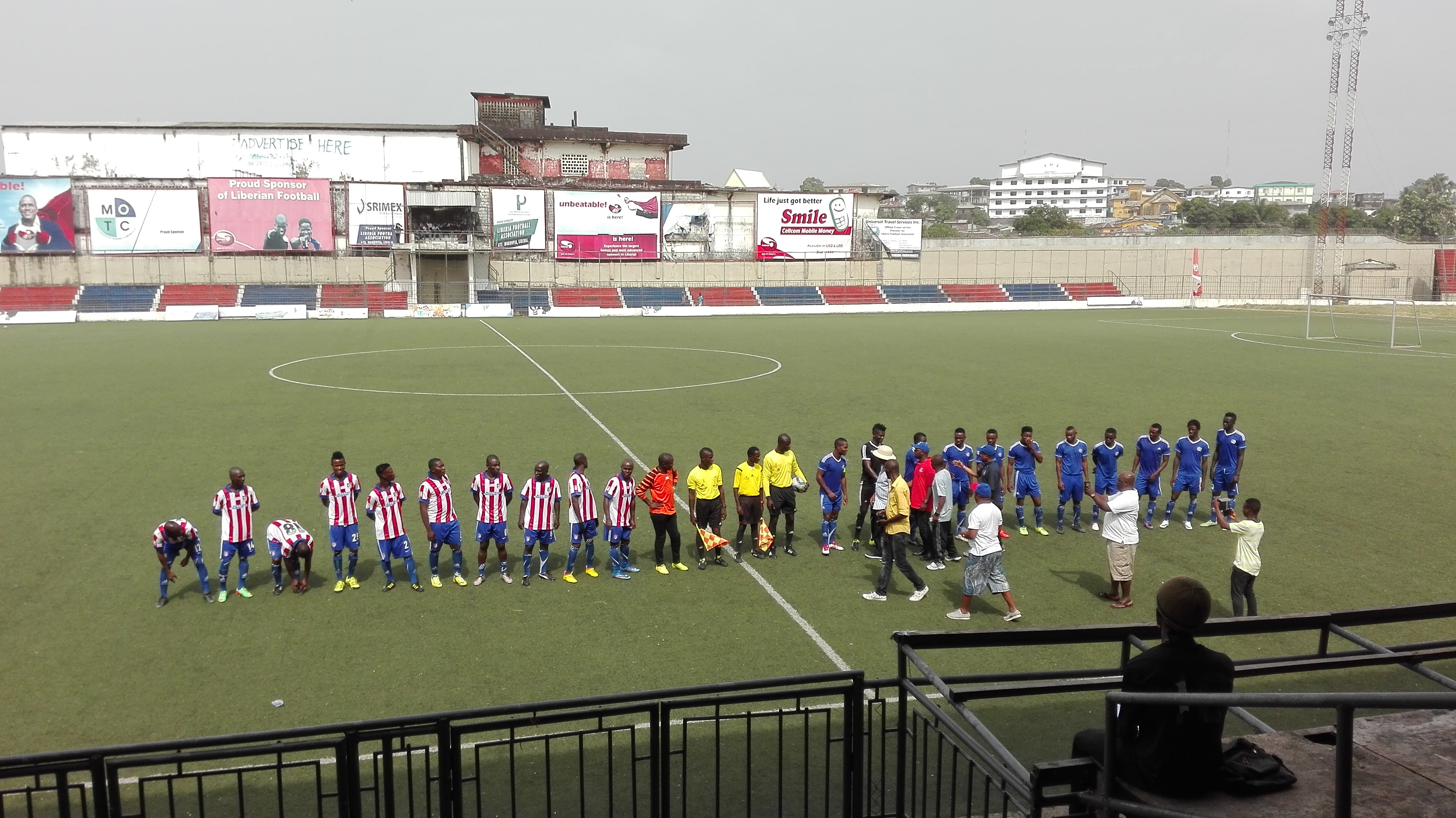 Football game Liberia